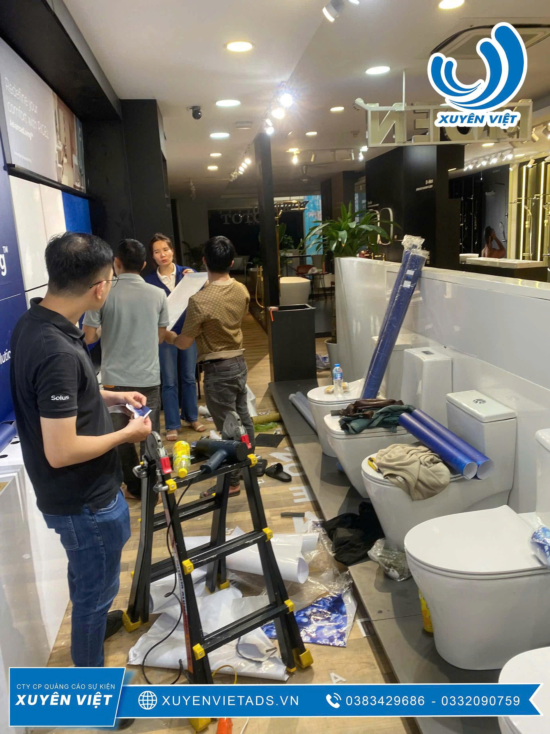 THI CÔNG BACKDROP TRỌN GÓI HỒ CHÍ MINH 