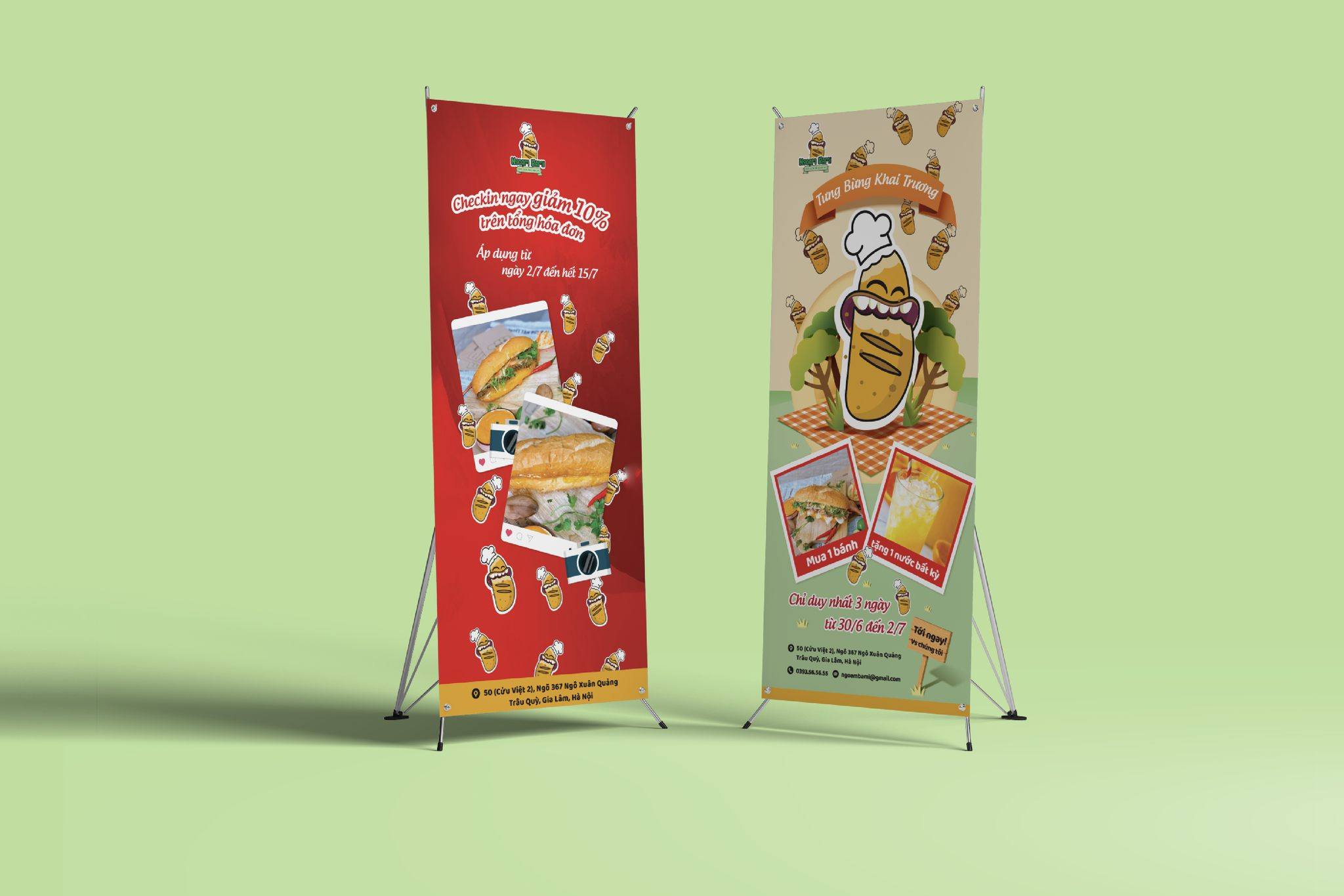 In standee tại Tân Bình