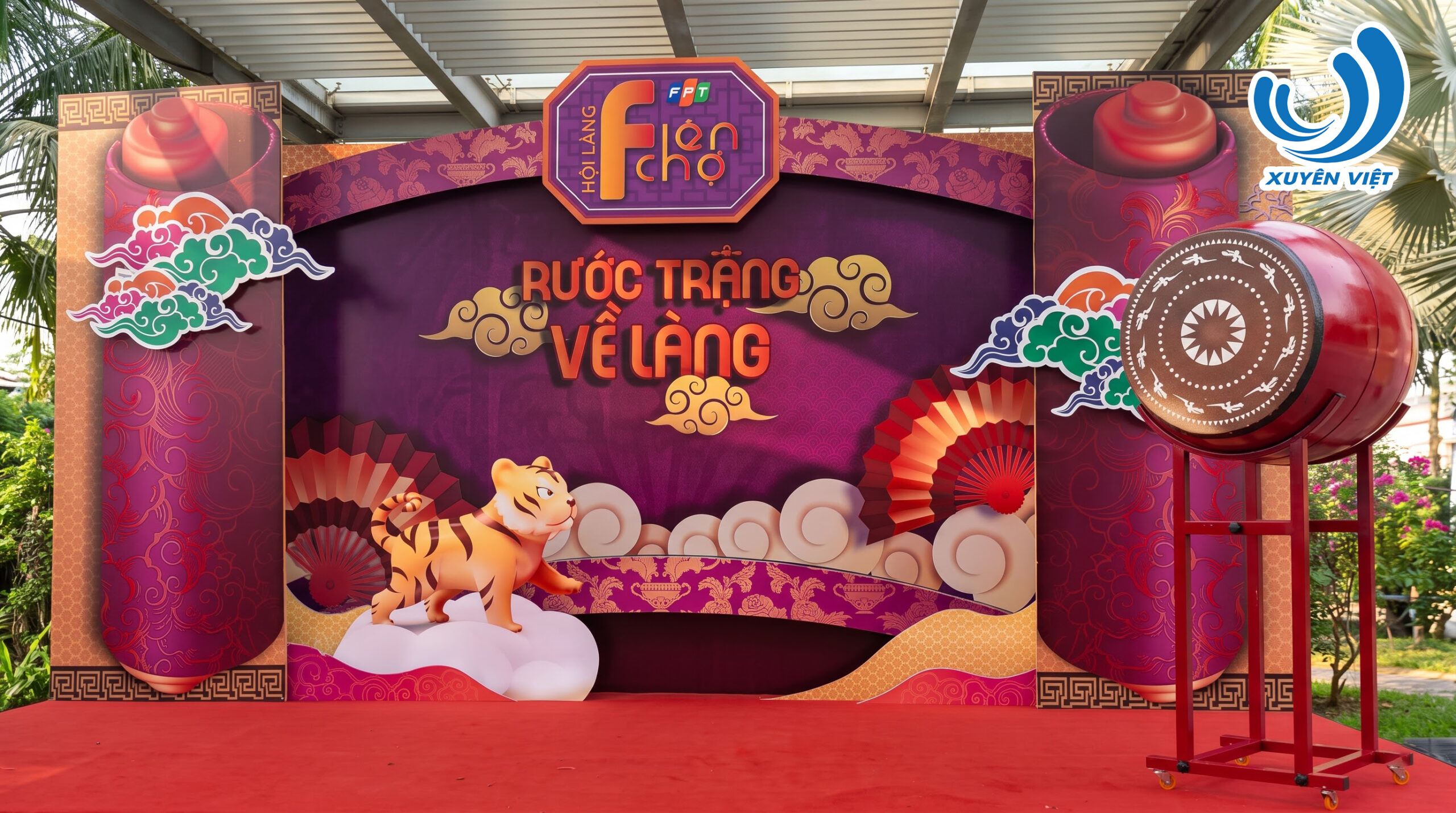 Thi Công Backdrop Trung Thu Trọn Gói Đẹp Chuẩn Chỉnh Với Xuyên Việt ADS